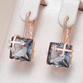 Slate Radiance Drop Earrings