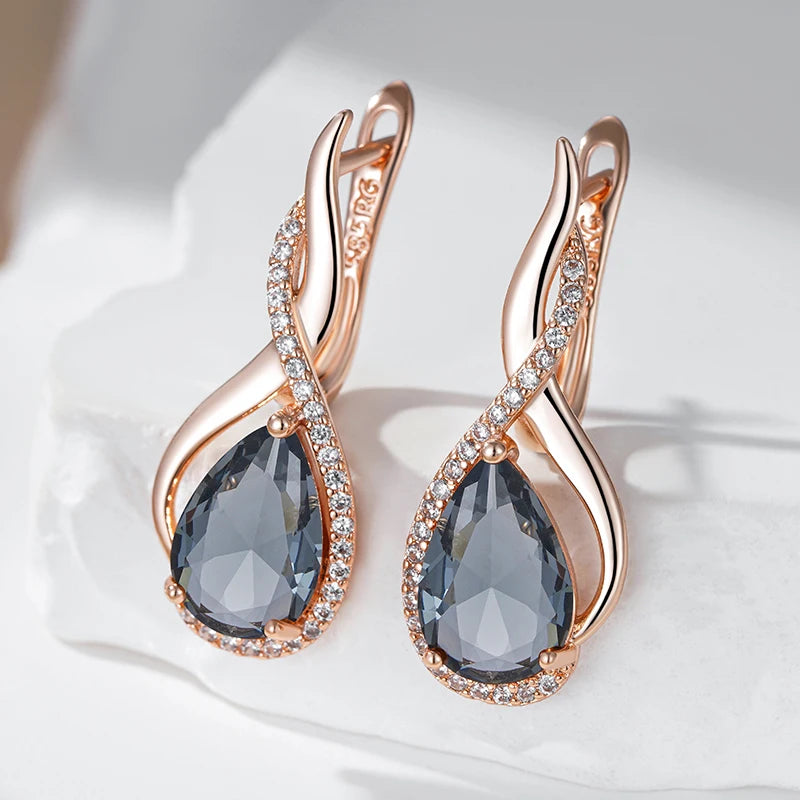 Midnight Grace Drop Earrings