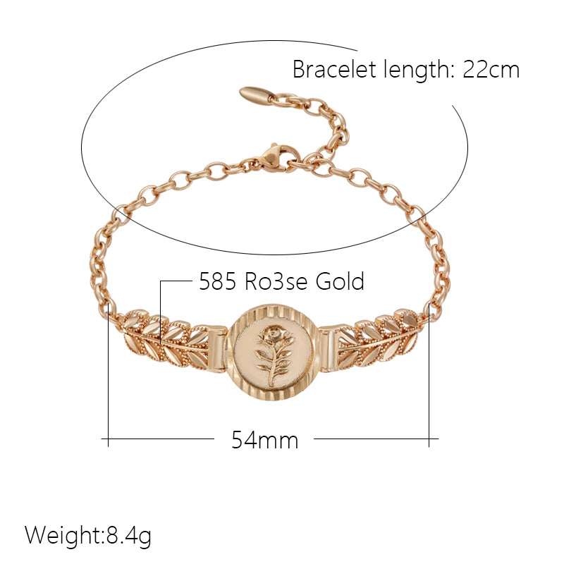 Laurel Coin Bracelet