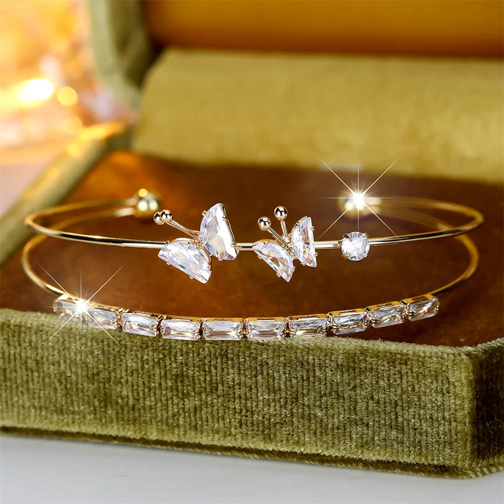 Crystal Flutter Bangle