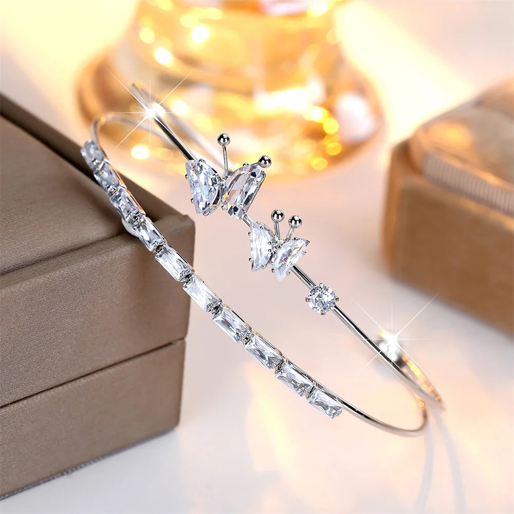 Crystal Flutter Bangle