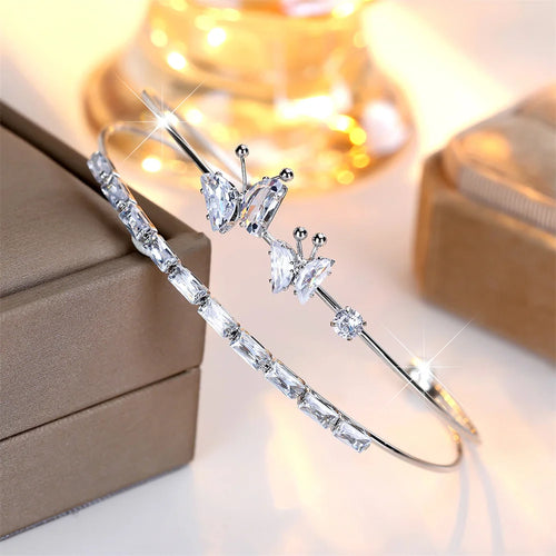 Crystal Flutter Bangle
