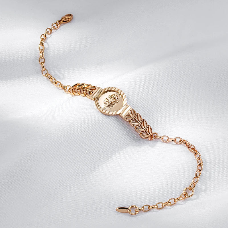 Laurel Coin Bracelet