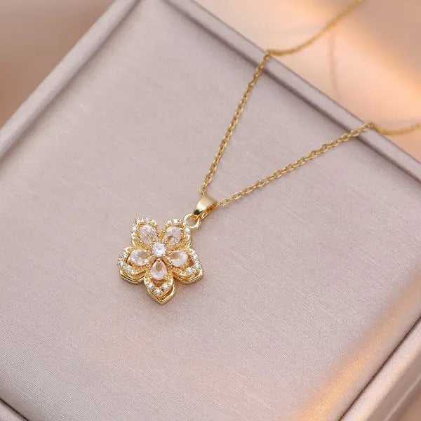 Golden Bloom Radiance Necklace