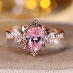 Royal Blush Oval Ring