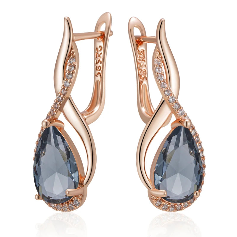 Midnight Grace Drop Earrings