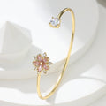 Petal Glow Open Cuff
