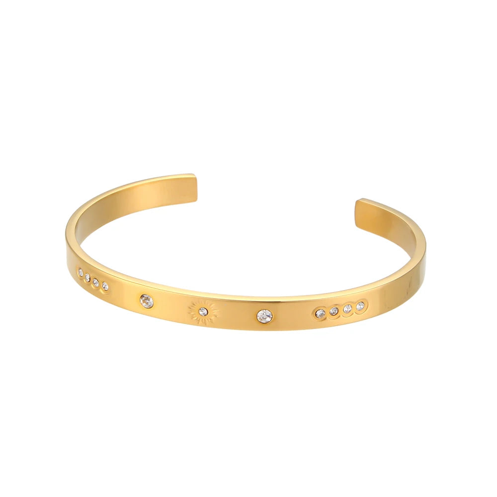 Golden Stardust Bangle Set