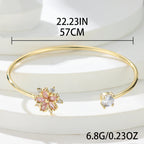 Petal Glow Open Cuff