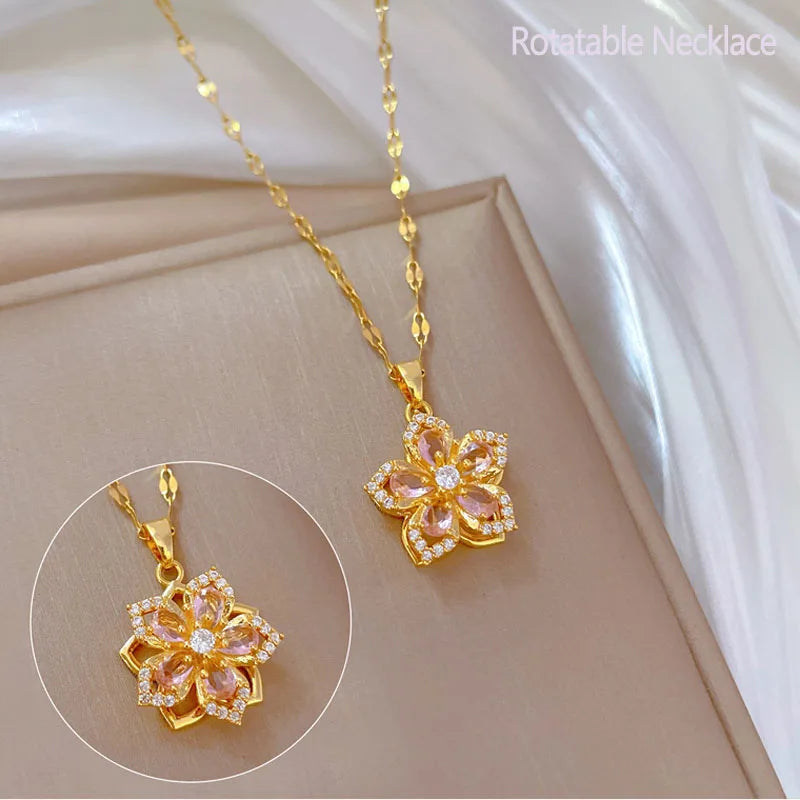 Golden Bloom Radiance Necklace