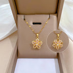 Golden Bloom Radiance Necklace
