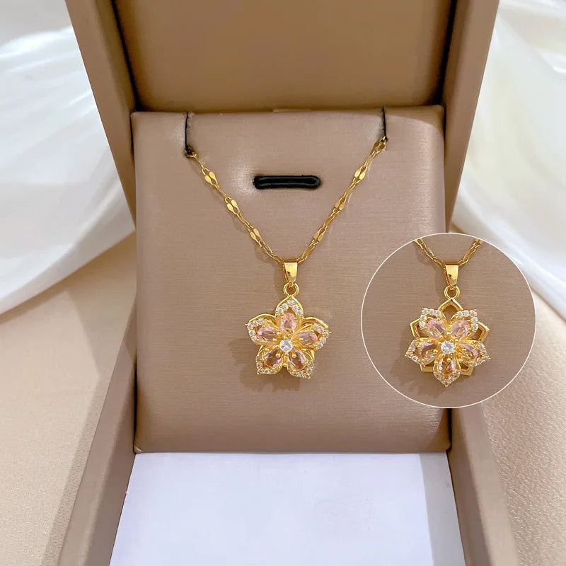 Golden Bloom Radiance Necklace