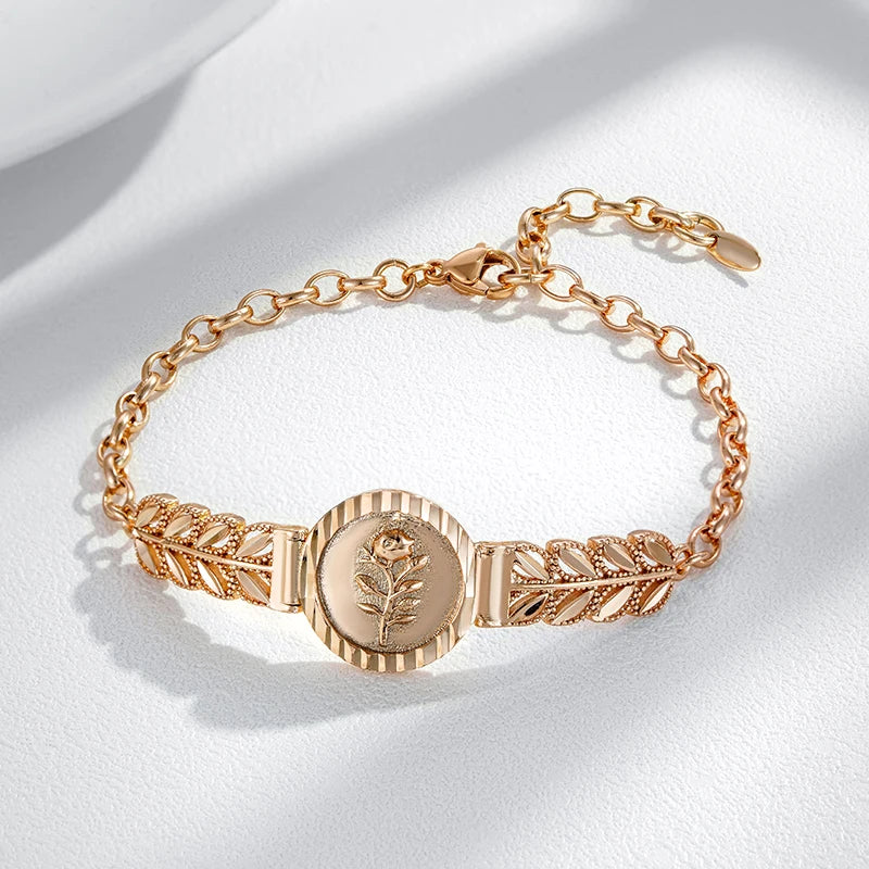 Laurel Coin Bracelet