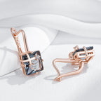 Slate Radiance Drop Earrings