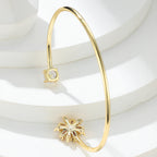 Petal Glow Open Cuff