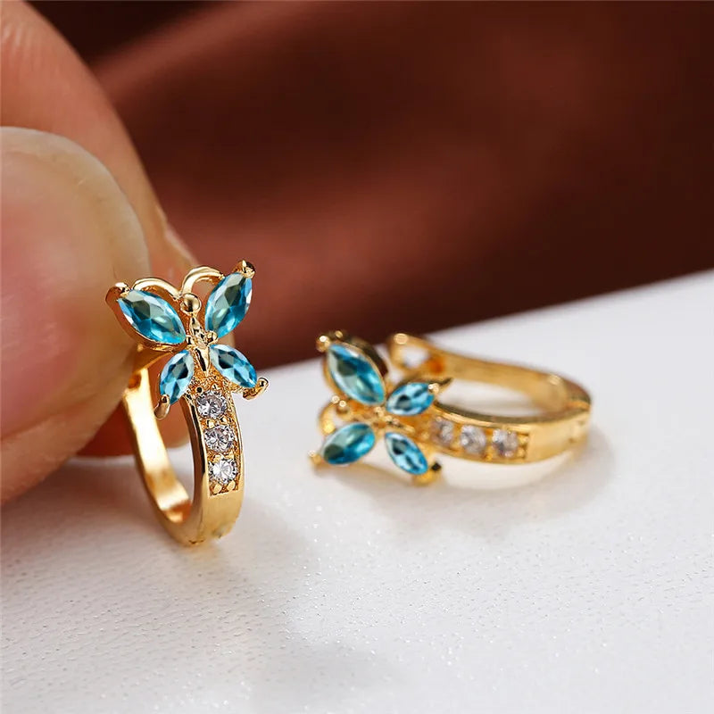 Butterfly Glow Close-Fit Earrings