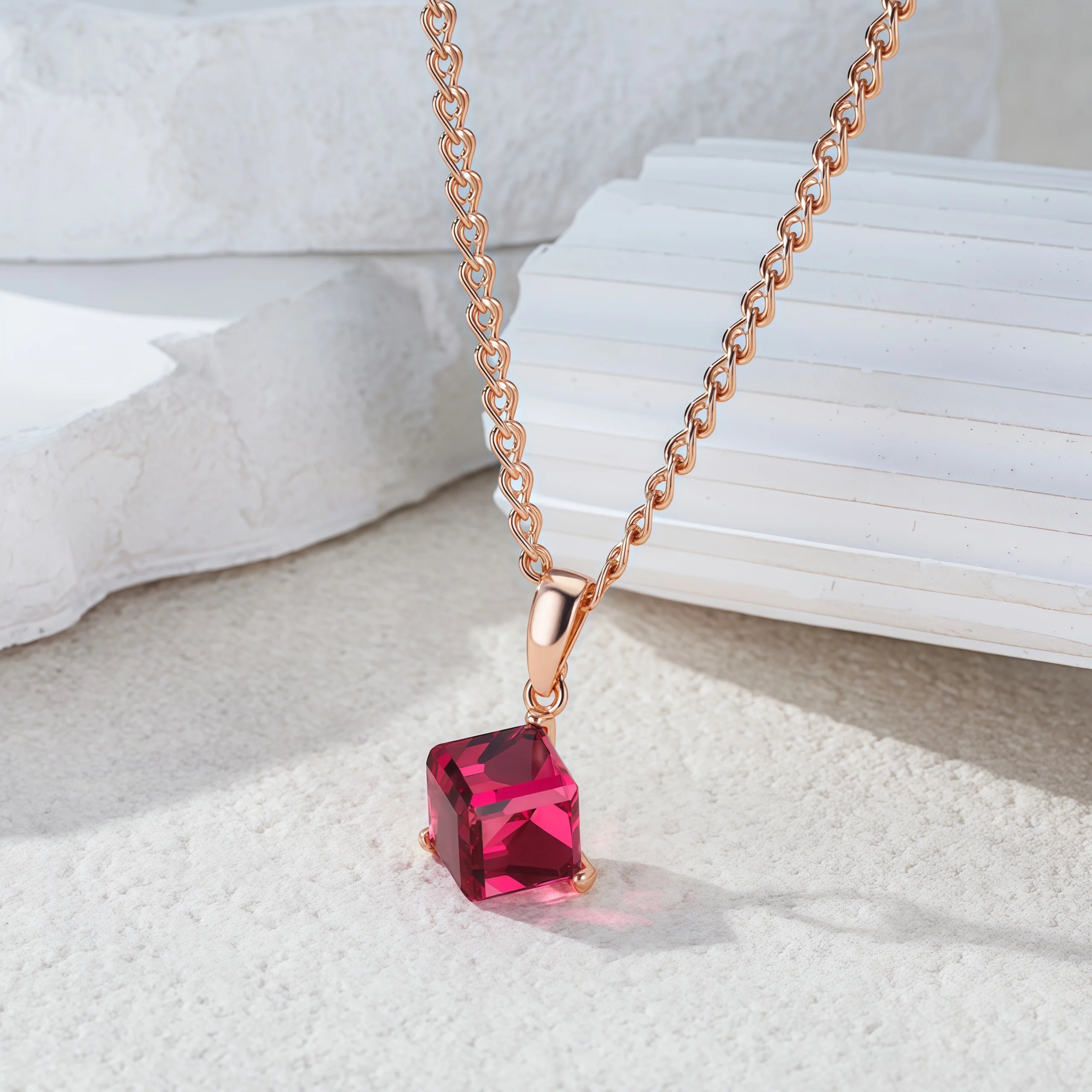 Crimson Glow Pendant