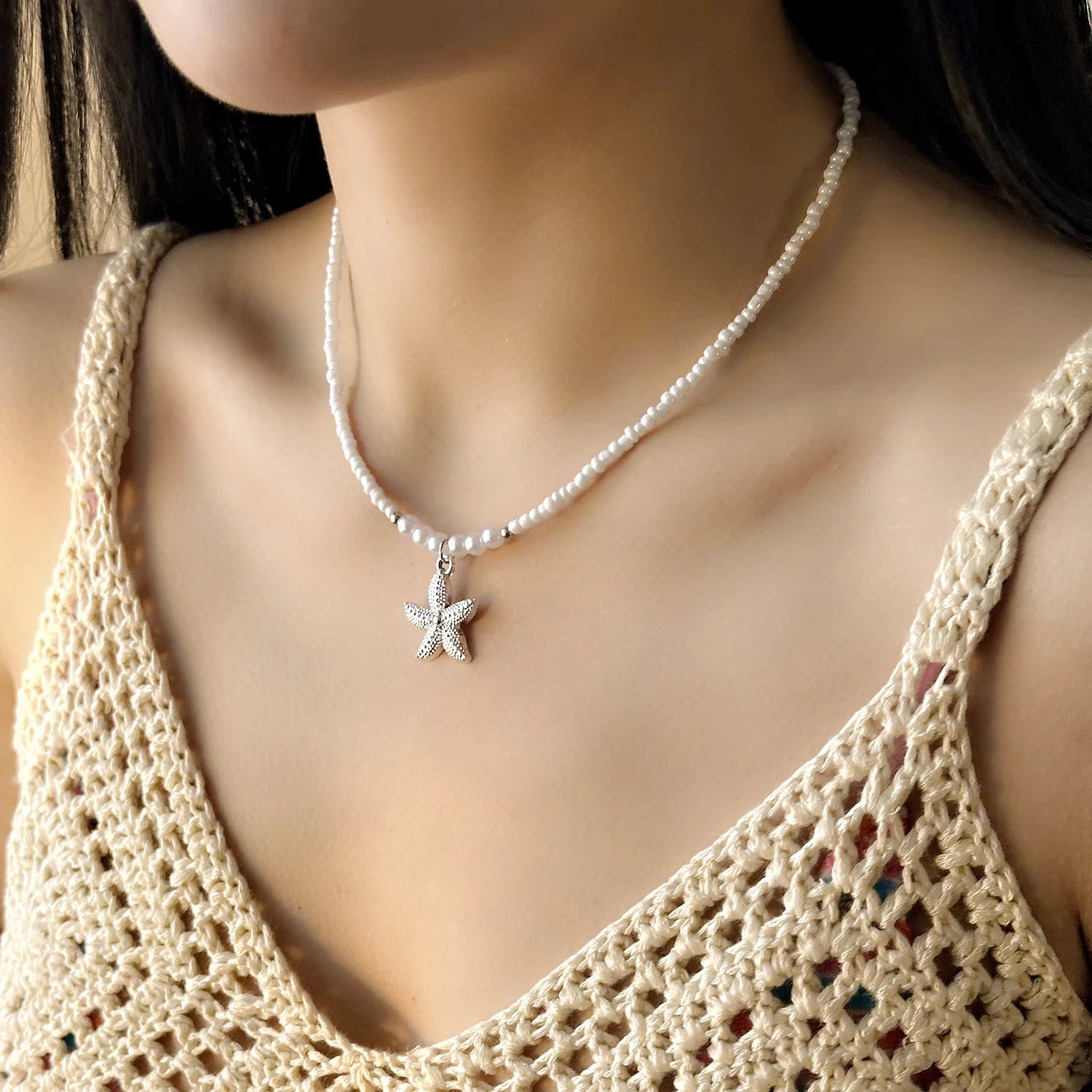 Ocean Kissed Starfish Pendant