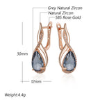 Midnight Grace Drop Earrings