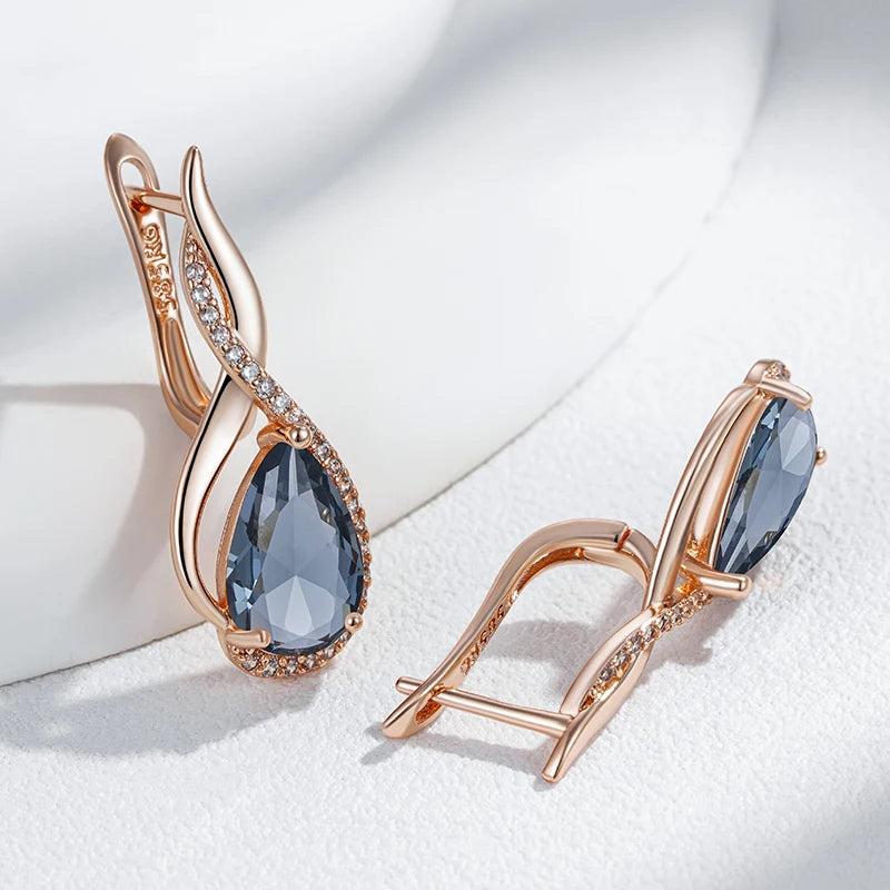Midnight Grace Drop Earrings