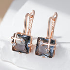 Slate Radiance Drop Earrings