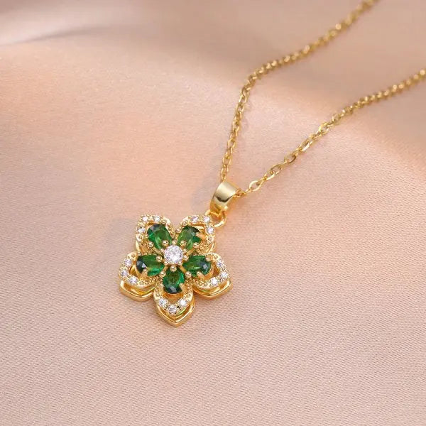 Golden Bloom Radiance Necklace