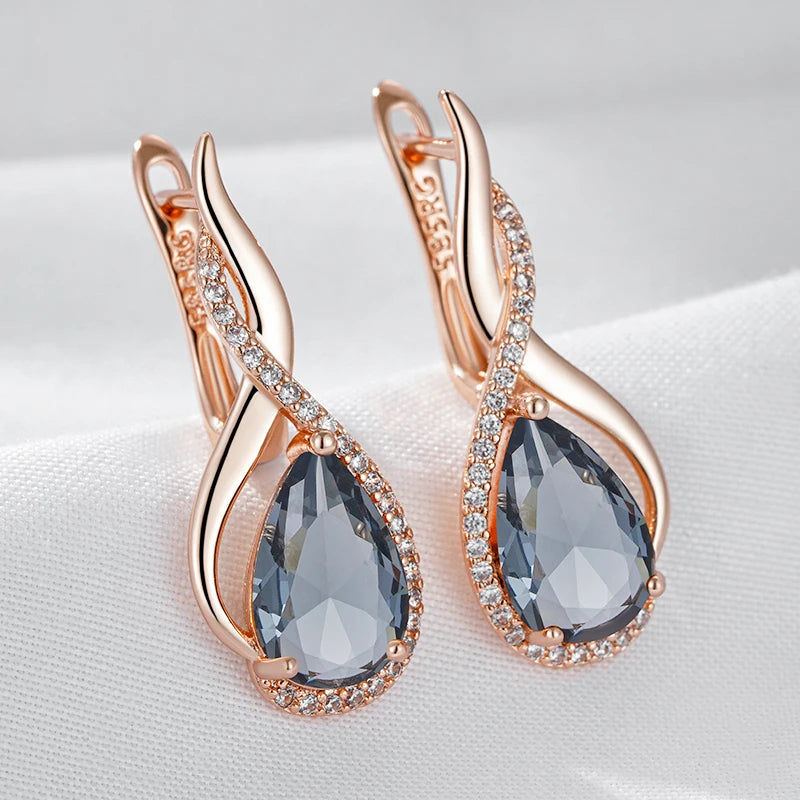 Midnight Grace Drop Earrings