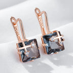 Slate Radiance Drop Earrings