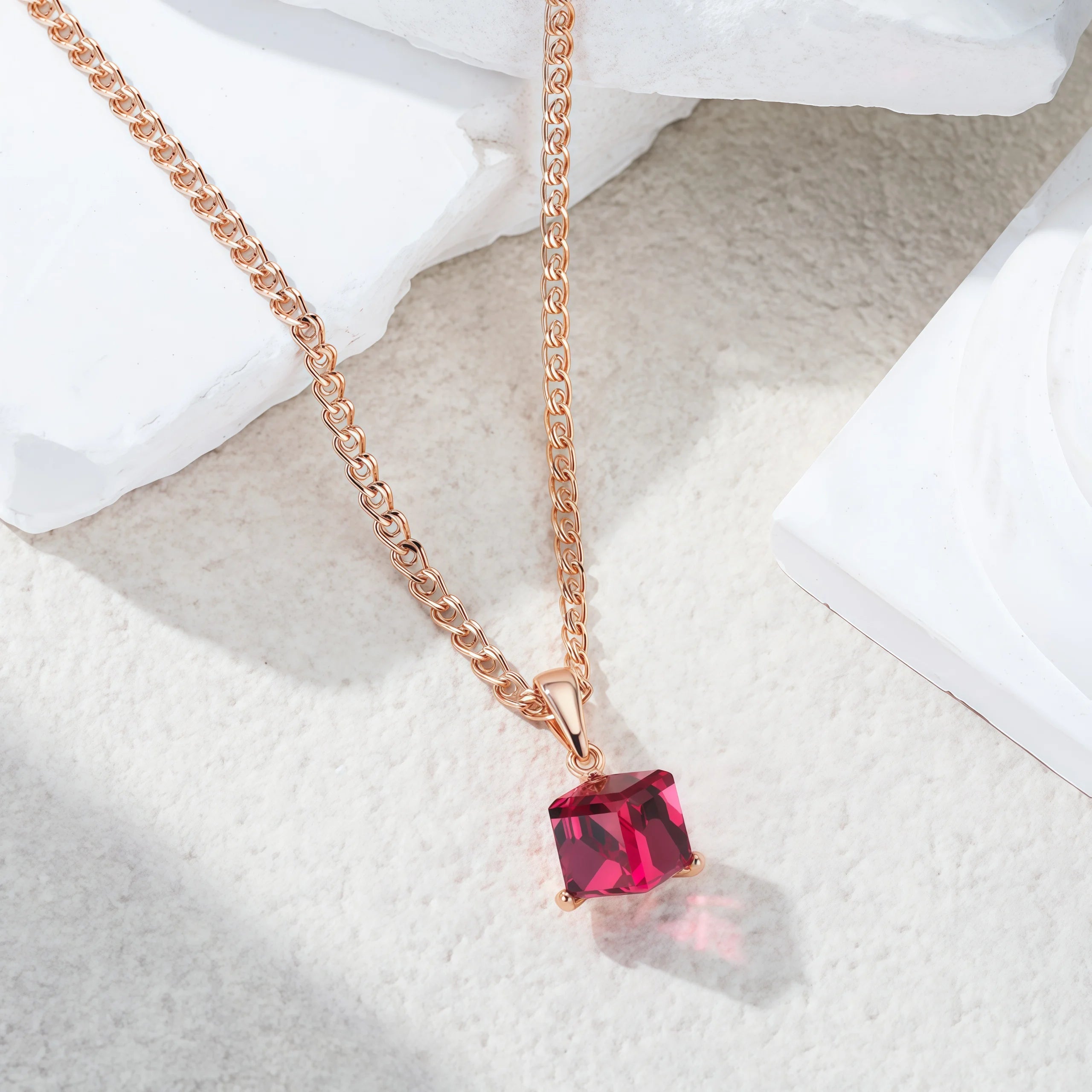 Crimson Glow Pendant
