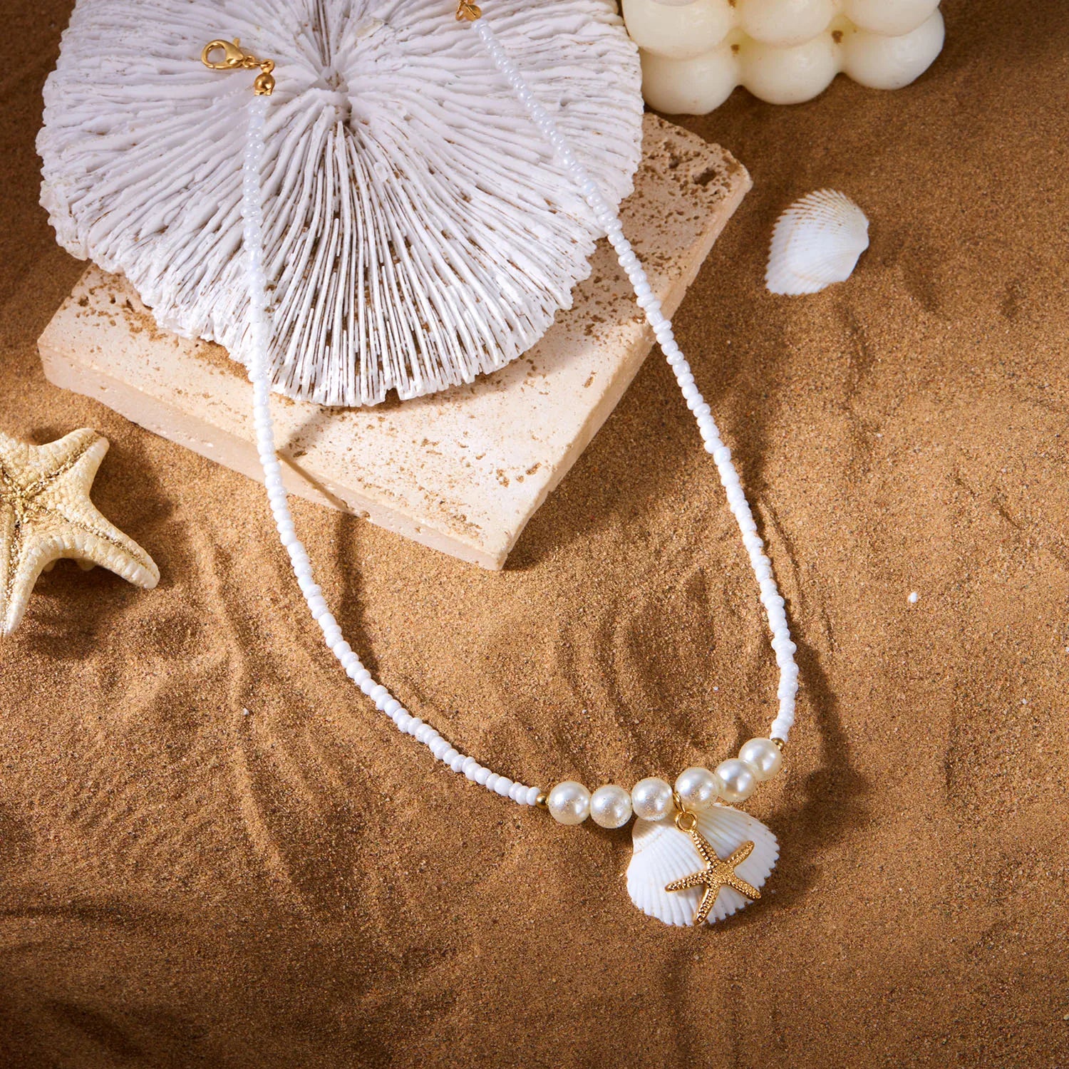 Ocean Kissed Starfish Pendant