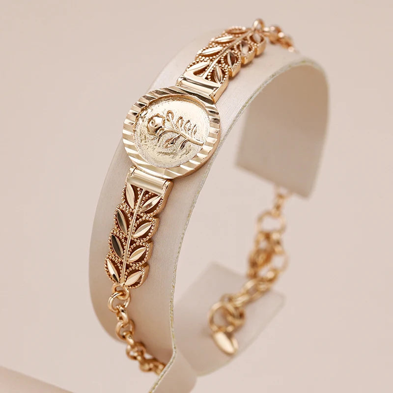 Laurel Coin Bracelet