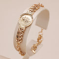 Laurel Coin Bracelet