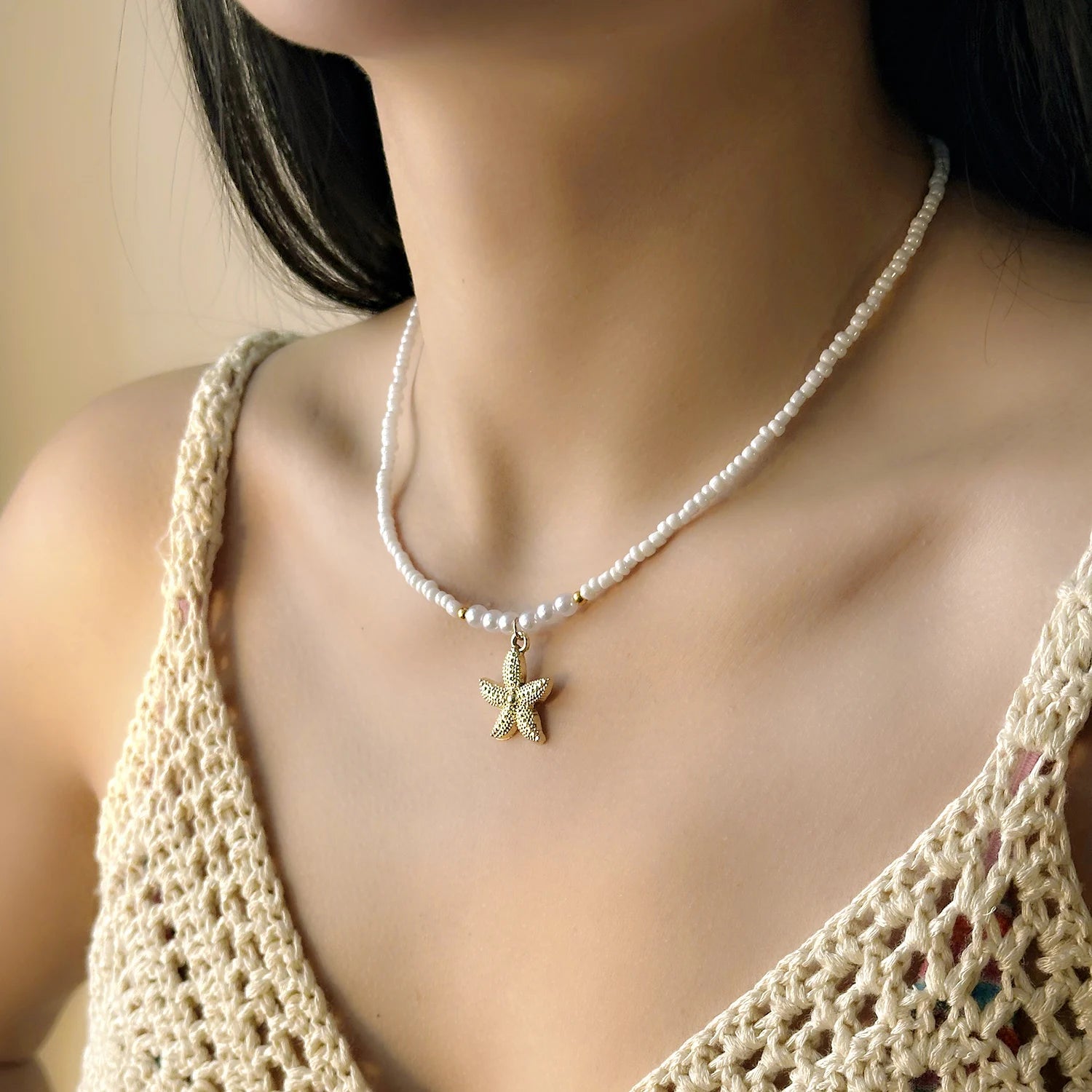 Ocean Kissed Starfish Pendant
