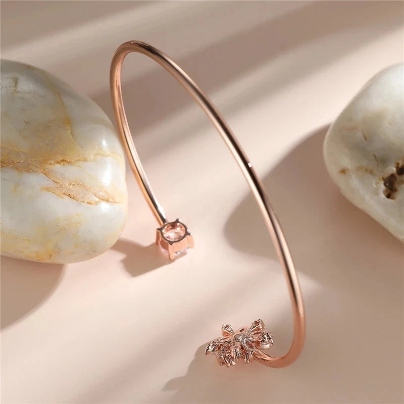 Petal Glow Open Cuff